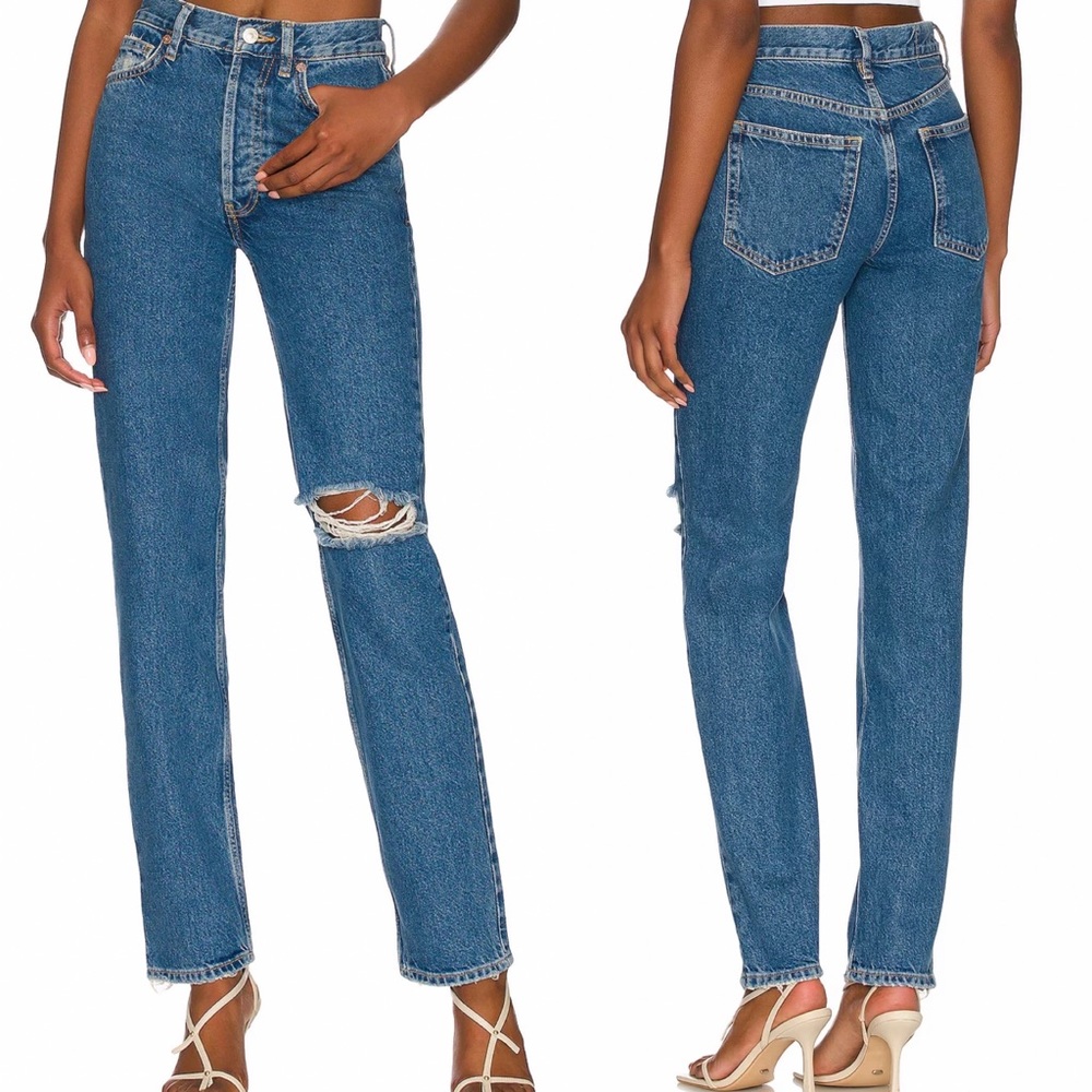 Revolve x Free people The Lasso Jean in Sapphire
